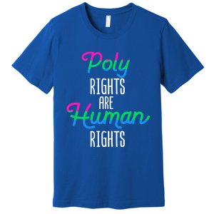 Polysexual Poly Rights Are Hu Rights Equality Lgbt Gay Gift Premium T-Shirt