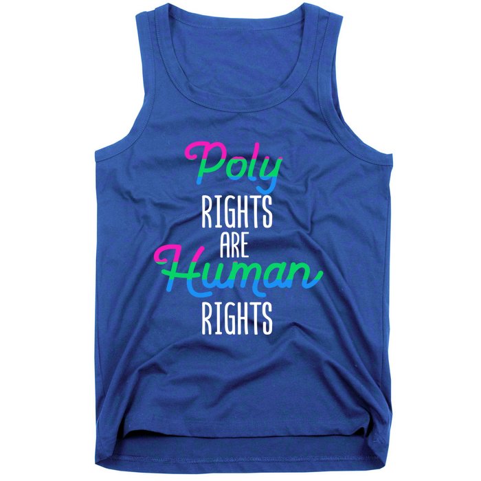 Polysexual Poly Rights Are Hu Rights Equality Lgbt Gay Gift Tank Top