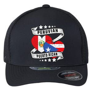 Peruvian Puerto rican Half Peruvian half Puerto rican Flexfit Unipanel Trucker Cap