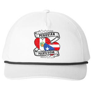 Peruvian Puerto rican Half Peruvian half Puerto rican Snapback Five-Panel Rope Hat