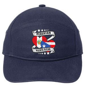 Peruvian Puerto rican Half Peruvian half Puerto rican 7-Panel Snapback Hat