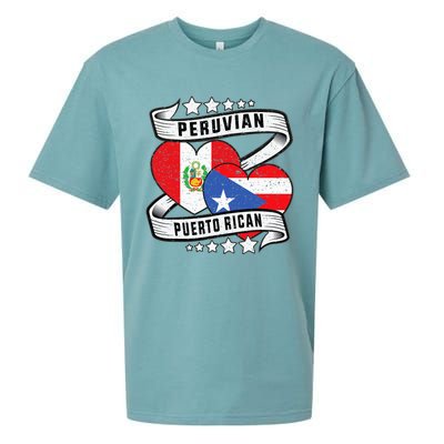 Peruvian Puerto rican Half Peruvian half Puerto rican Sueded Cloud Jersey T-Shirt