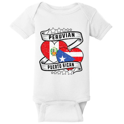 Peruvian Puerto rican Half Peruvian half Puerto rican Baby Bodysuit