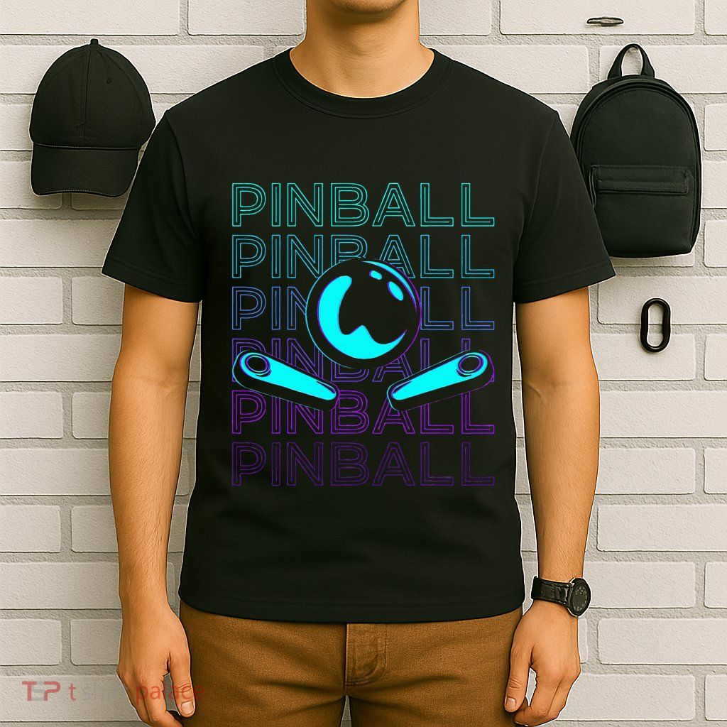 Pinball Player Retro T-Shirt