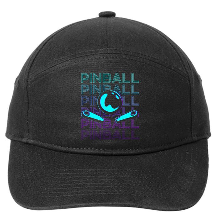 Pinball Player Retro 7-Panel Snapback Hat