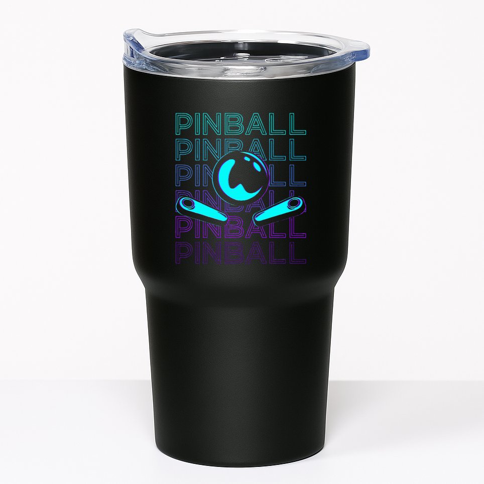 Pinball Player Retro Tumbler