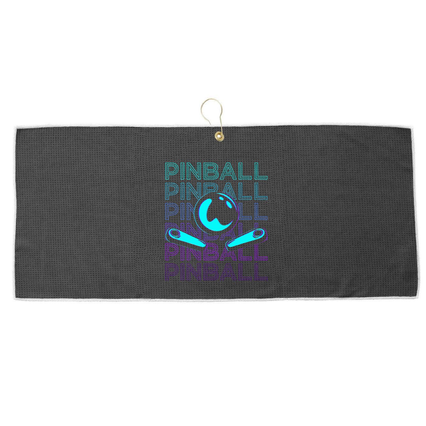 Pinball Player Retro Large Microfiber Waffle Golf Towel