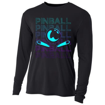 Pinball Player Retro Cooling Performance Long Sleeve Crew