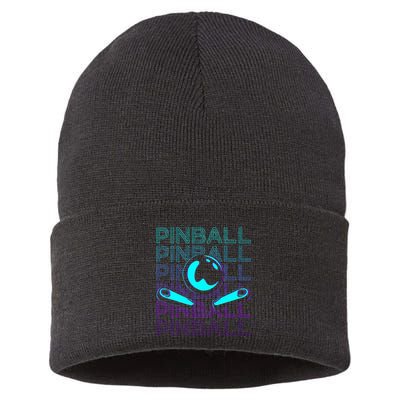 Pinball Player Retro Sustainable Knit Beanie