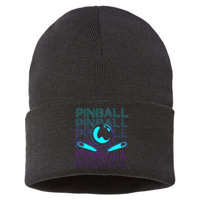 Pinball Player Retro Sustainable Knit Beanie