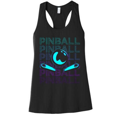 Pinball Player Retro Women's Racerback Tank