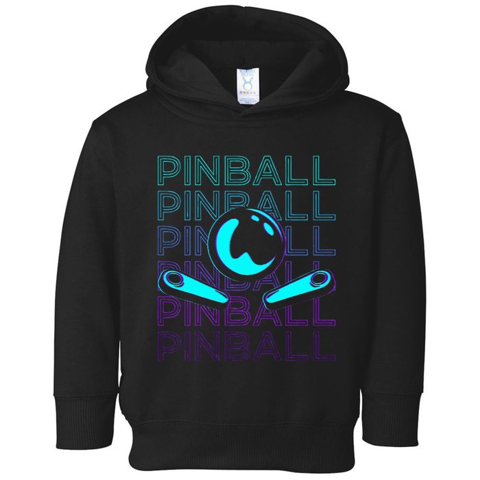 Pinball Player Retro Toddler Hoodie