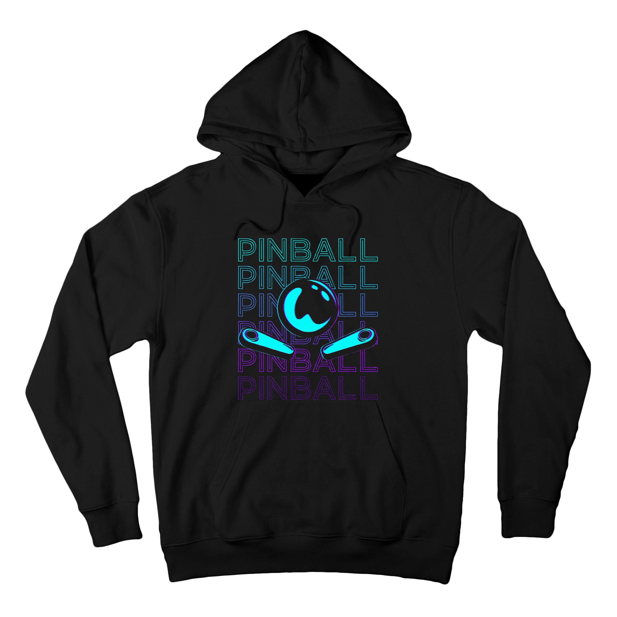 Pinball Player Retro Tall Hoodie