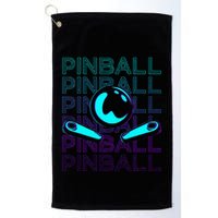 Pinball Player Retro Golf Towel