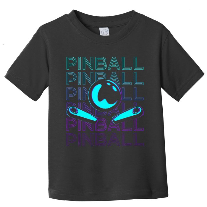 Pinball Player Retro Toddler T-Shirt