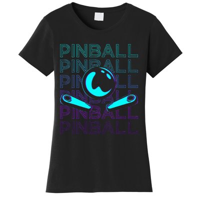 Pinball Player Retro Women's T-Shirt