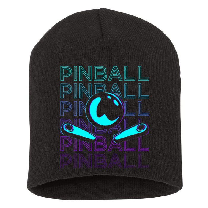 Pinball Player Retro Short Acrylic Beanie