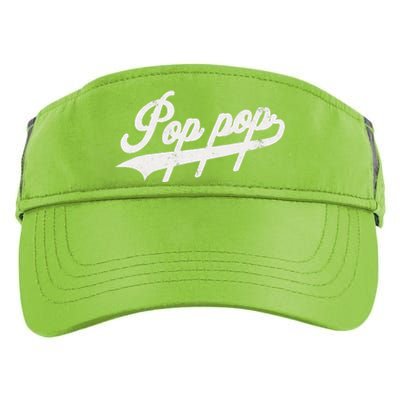 Pop Pop Retro Style Father’s Day Gift For Papa Grandpa Gift Adult Drive Performance Visor