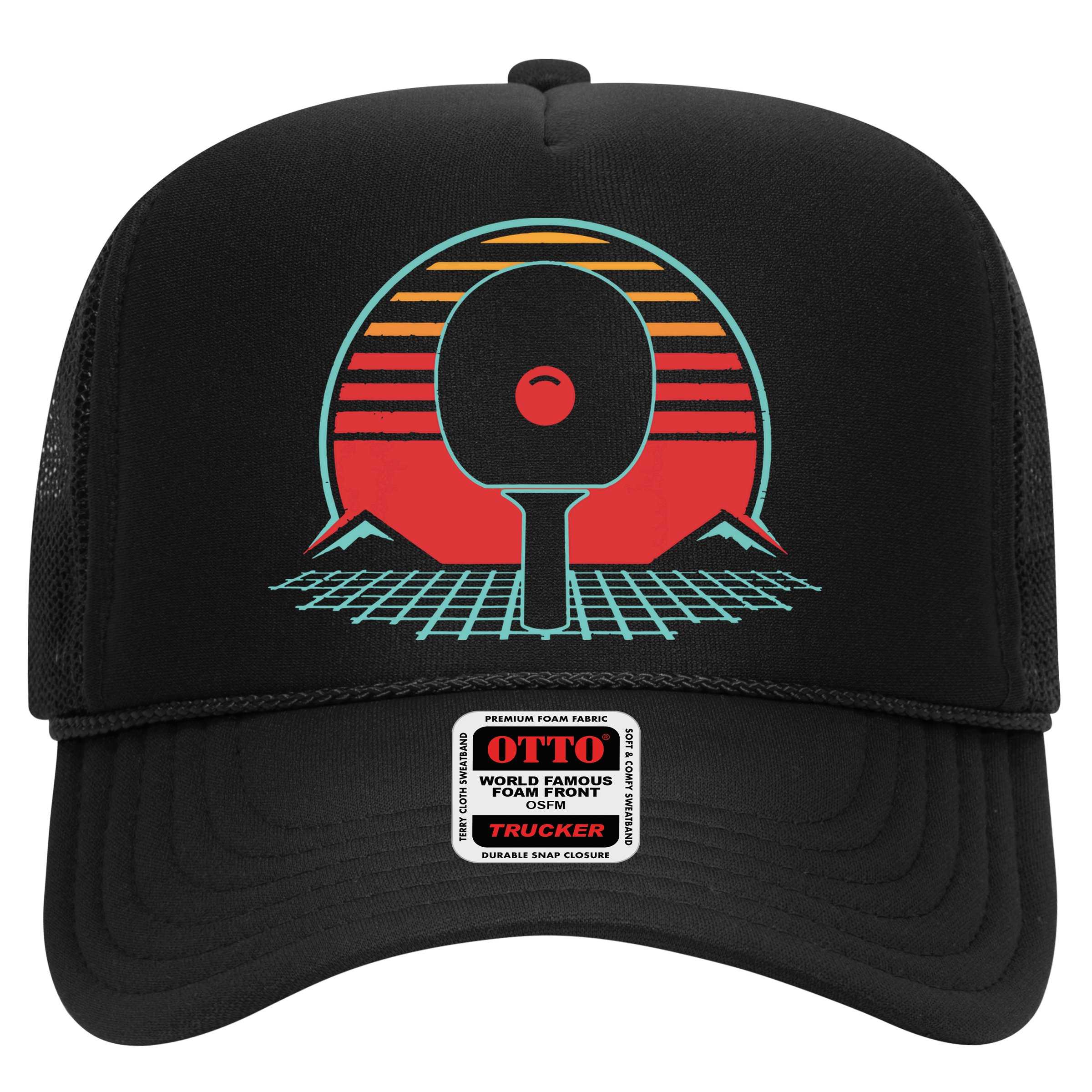 Ping Pong Retro Vintage 80s Style Table Tennis Gift Hat