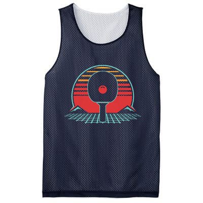 Ping Pong Retro Vintage 80s Style Table Tennis Gift Mesh Reversible Basketball Jersey Tank