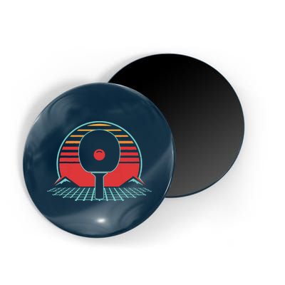 Ping Pong Retro Vintage 80s Style Table Tennis Gift Magnet