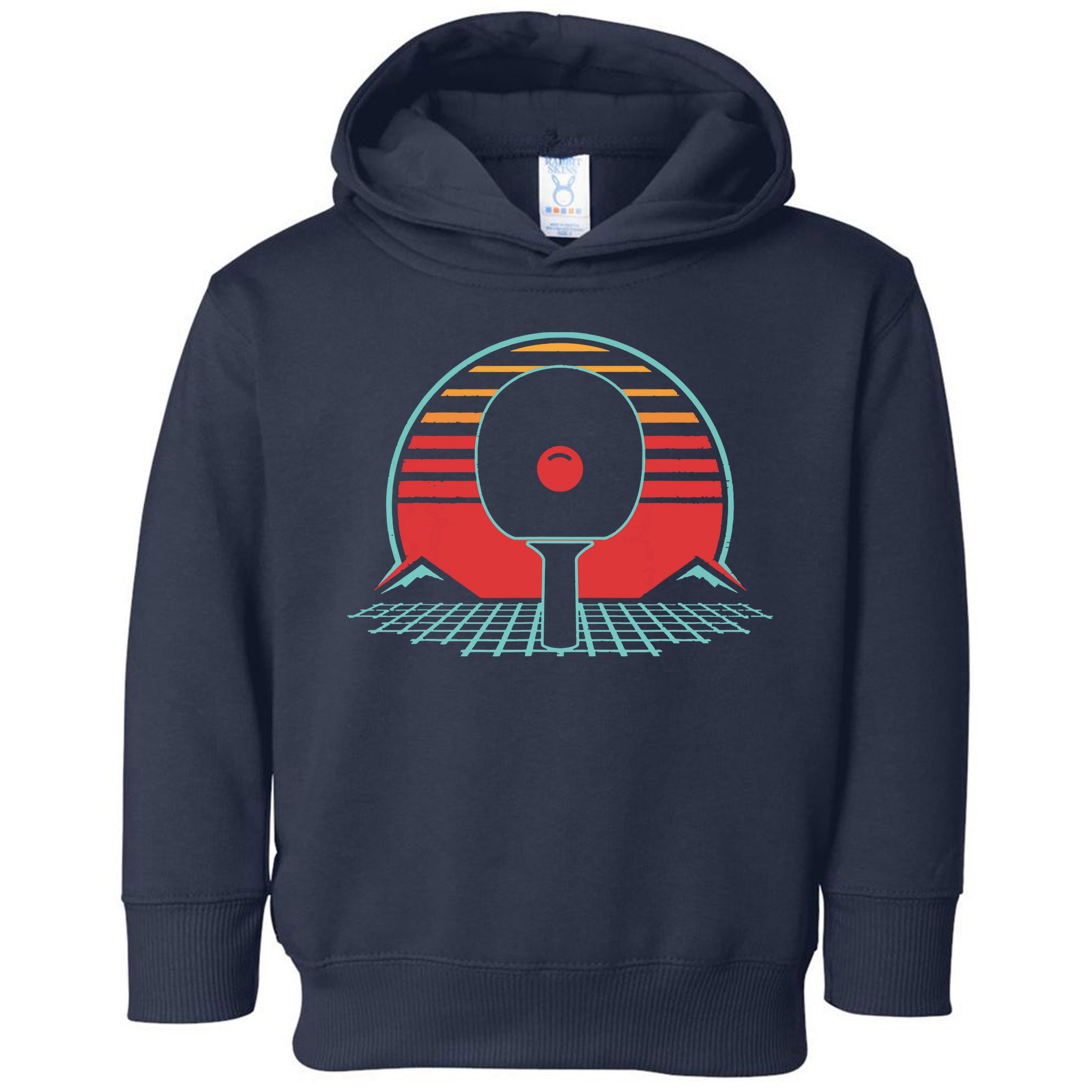 Ping Pong Retro Vintage 80s Style Table Tennis Gift Toddler Hoodie