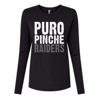 Puro Pinche Raiders Womens Cotton Relaxed Long Sleeve T-Shirt