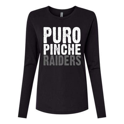 Puro Pinche Raiders Womens Cotton Relaxed Long Sleeve T-Shirt