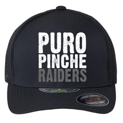 Puro Pinche Raiders Flexfit Unipanel Trucker Cap