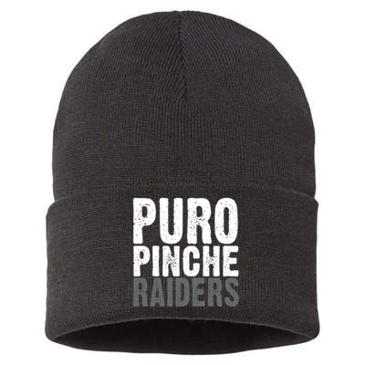 Puro Pinche Raiders Sustainable Knit Beanie