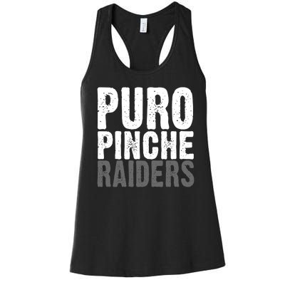 Puro Pinche Raiders Women's Racerback Tank