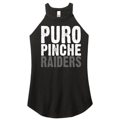 Puro Pinche Raiders Women's Perfect Tri Rocker Tank