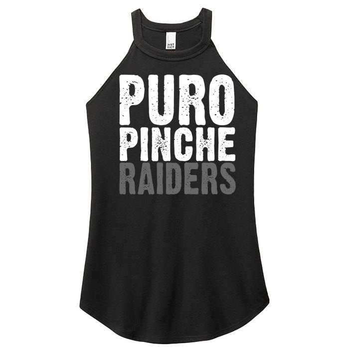 Puro Pinche Raiders Women's Perfect Tri Rocker Tank