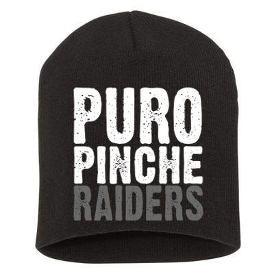 Puro Pinche Raiders Short Acrylic Beanie