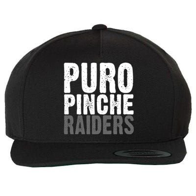 Puro Pinche Raiders Wool Snapback Cap