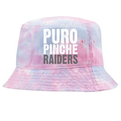 Puro Pinche Raiders Tie-Dyed Bucket Hat