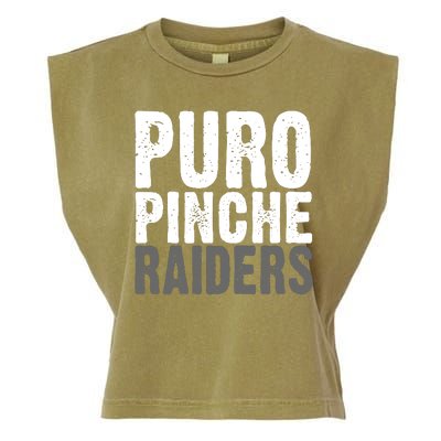 Puro Pinche Raiders Garment-Dyed Women's Muscle Tee