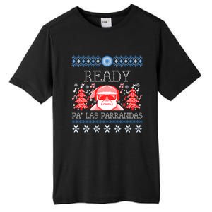 Parranda Puerto Rico Ugly Christmas Sweater Navidad Boricua Gift Tall Fusion ChromaSoft Performance T-Shirt