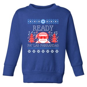 Parranda Puerto Rico Ugly Christmas Sweater Navidad Boricua Gift Toddler Sweatshirt