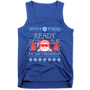 Parranda Puerto Rico Ugly Christmas Sweater Navidad Boricua Gift Tank Top