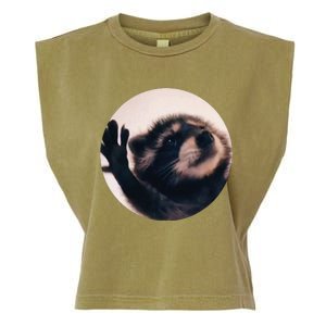 Pedro Pedro Racoon Dance Popular Internet Meme Racoon Day Garment-Dyed Women's Muscle Tee