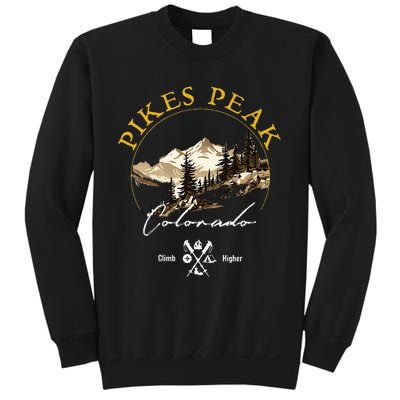 Pikes Peak Retro Vintage Apparel Pikes Peak Souvenir Sweatshirt