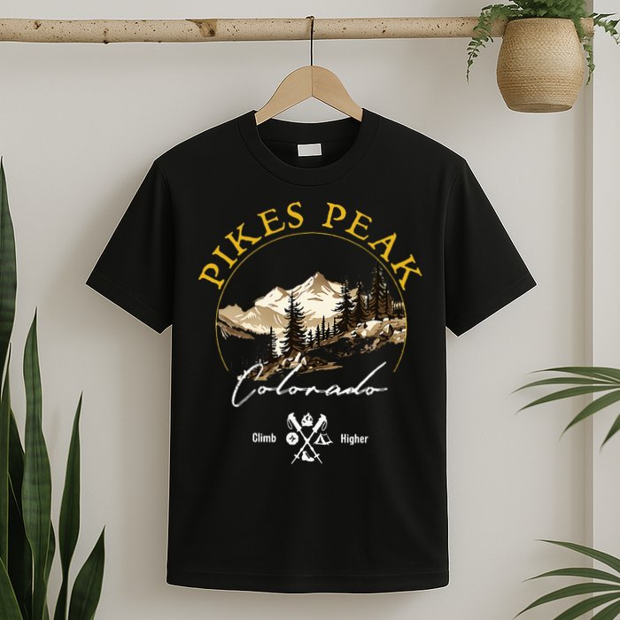 Pikes Peak Retro Vintage Apparel Pikes Peak Souvenir T-Shirt