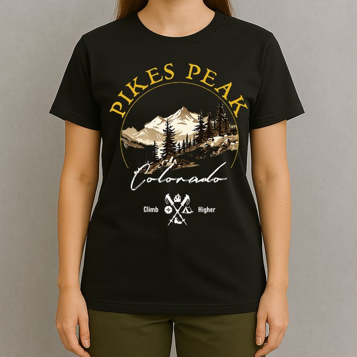 Pikes Peak Retro Vintage Apparel Pikes Peak Souvenir T-Shirt