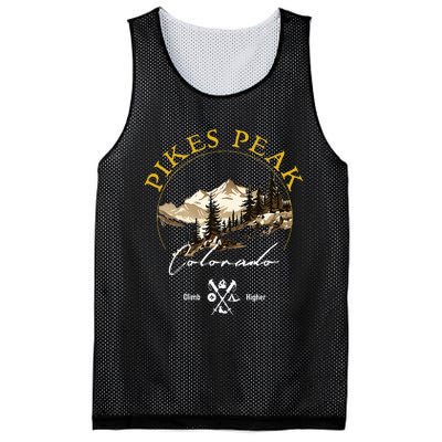 Pikes Peak Retro Vintage Apparel Pikes Peak Souvenir Mesh Reversible Basketball Jersey Tank