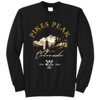 Pikes Peak Retro Vintage Apparel Pikes Peak Souvenir Tall Sweatshirt