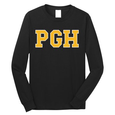 Pittsburgh Pennsylvania Retro Pgh Hometown Pride Long Sleeve Shirt