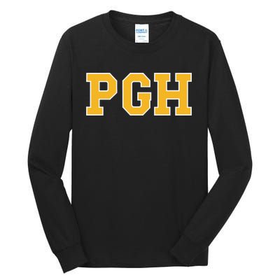 Pittsburgh Pennsylvania Retro Pgh Hometown Pride Tall Long Sleeve T-Shirt