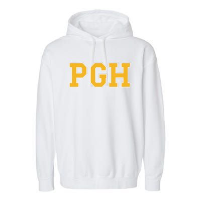 Pittsburgh Pennsylvania Retro Pgh Hometown Pride Garment-Dyed Fleece Hoodie