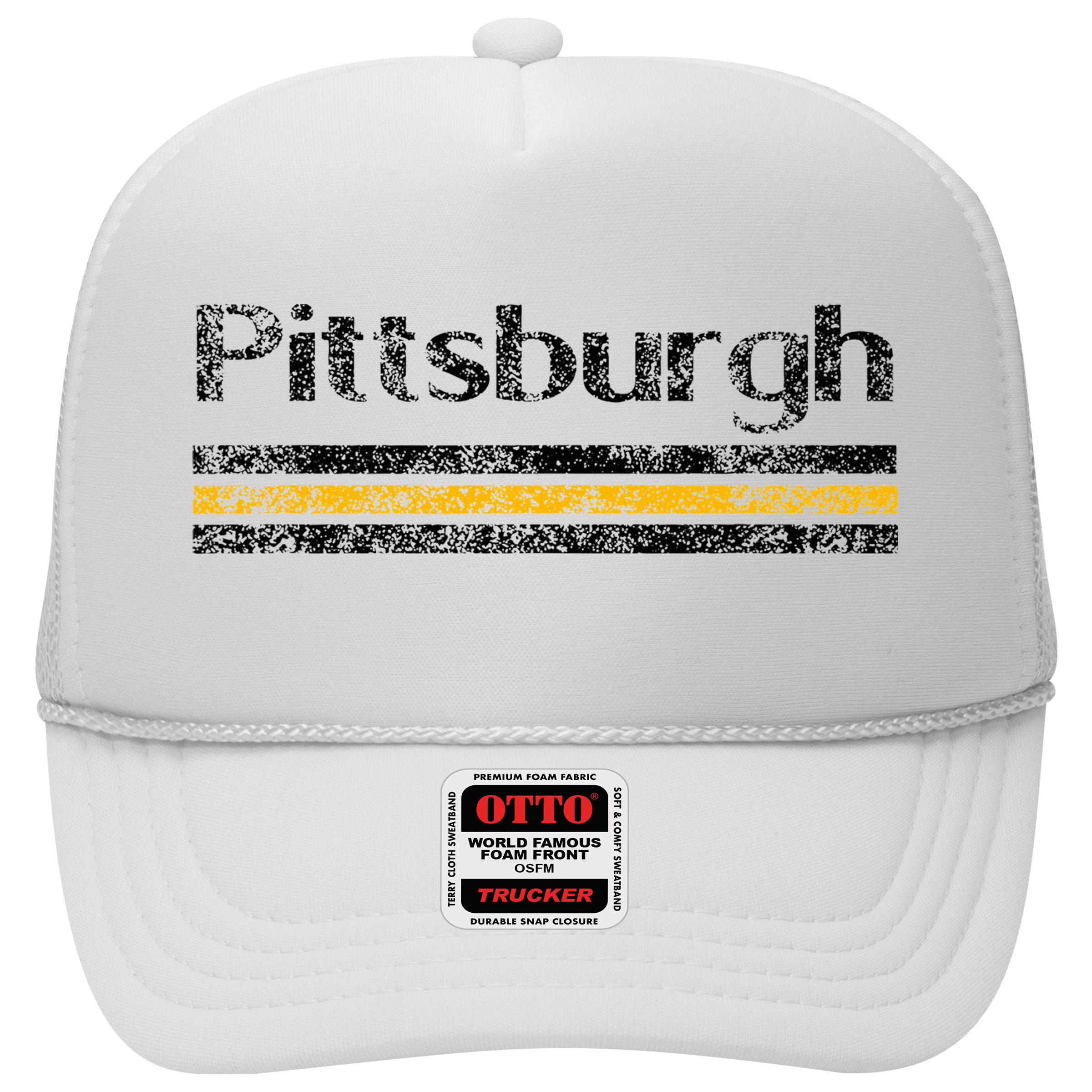 Pittsburgh Pennsylvania Retro Vintage Weathered Throwback Hat